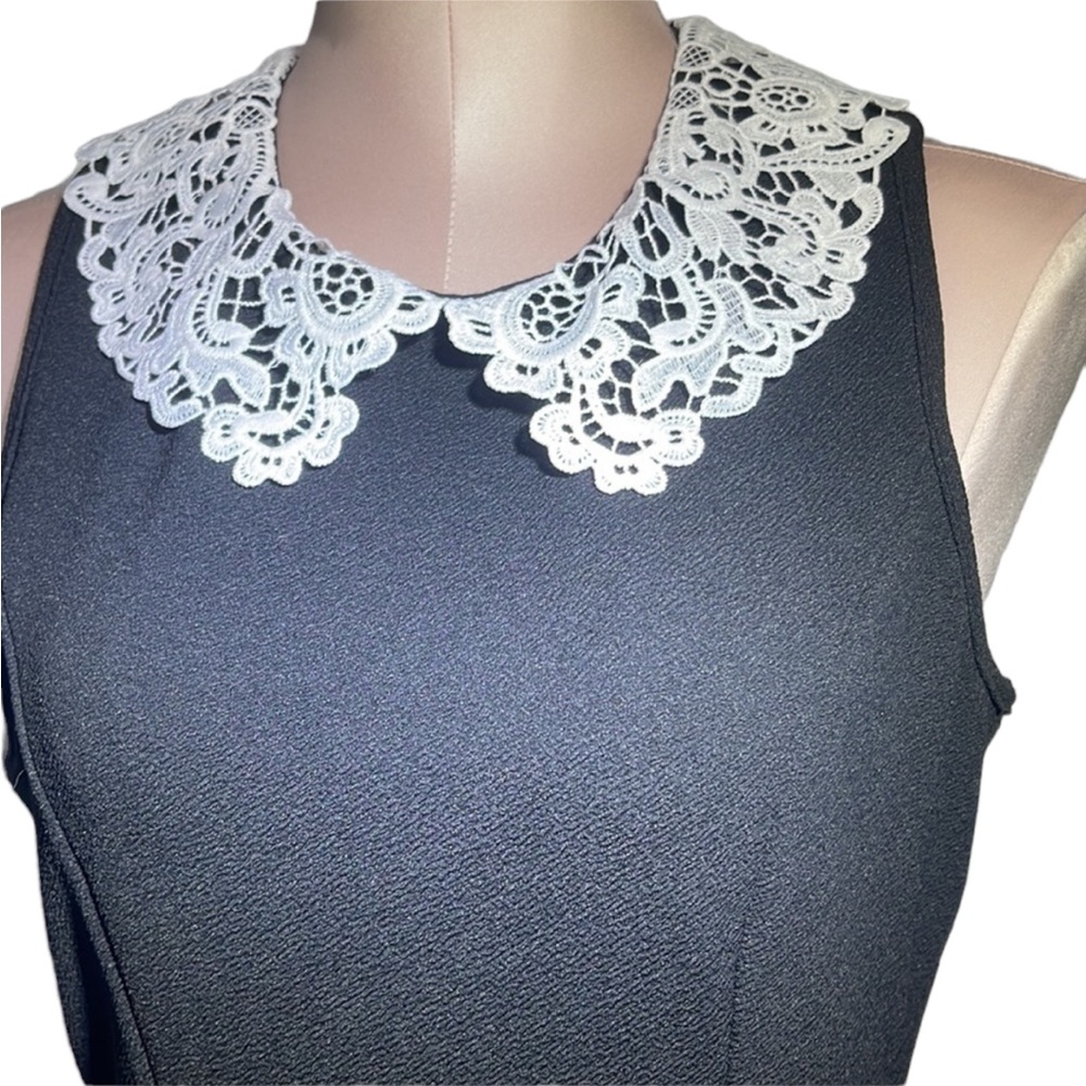 Hot Topic Midnight Hour dress. Black with white lace collar. Size S. NWT - Picture 6 of 12